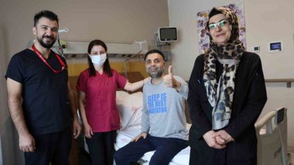 Elazığ’da 45 yaşındaki hasta 50 dakikalık kalp masajıyla hayata döndürüldü