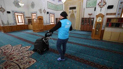 Aziziye’de Ramazan hazırlığı: 100’den fazla cami dip köşe temizleniyor
