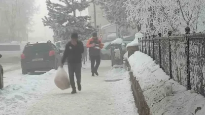 Ardahan Buz Kesti: Termometreler Eksi 25 Dereceyi Gördü