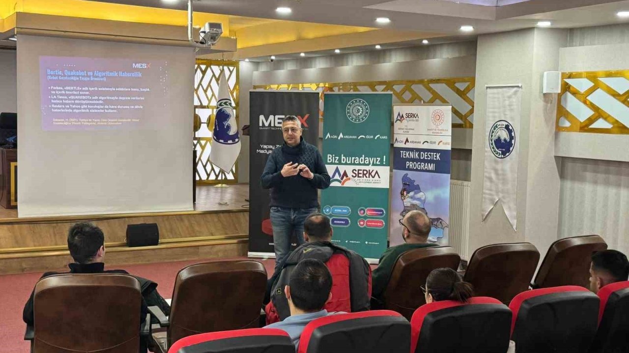 Ağrı'da Basın Mensuplarına Yapay Zekâ Eğitimi Başladı