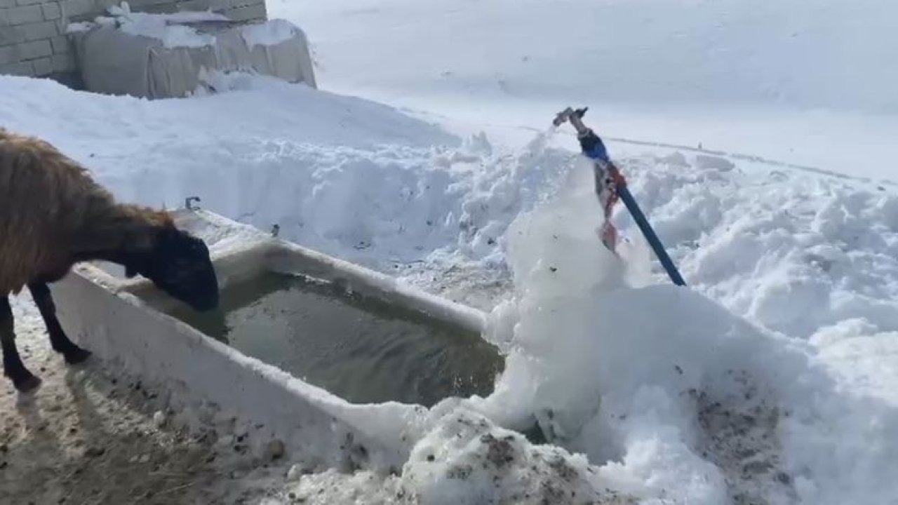Ağrı’da Sibirya Soğukları: Kent Buz Kesti