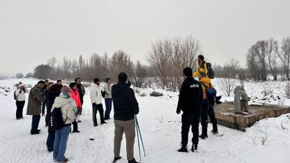 AKUD Yeni Yılı İrem Bağları’nda Kar Altında Yürüyerek Karşıladı!