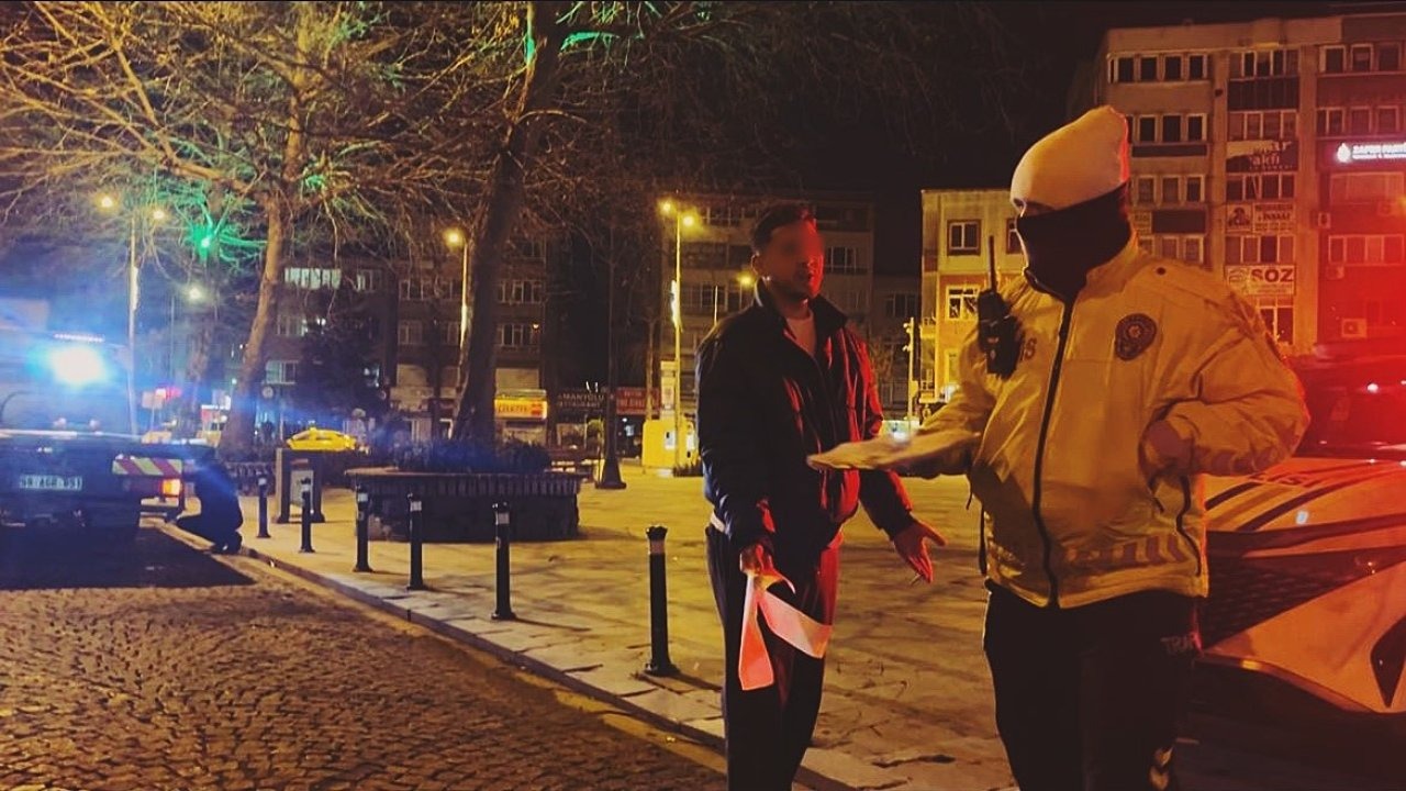 Alkollü sürücü polise dakikalarca dil döktü: "Ben polis olacak adamım, boyum da uzun"