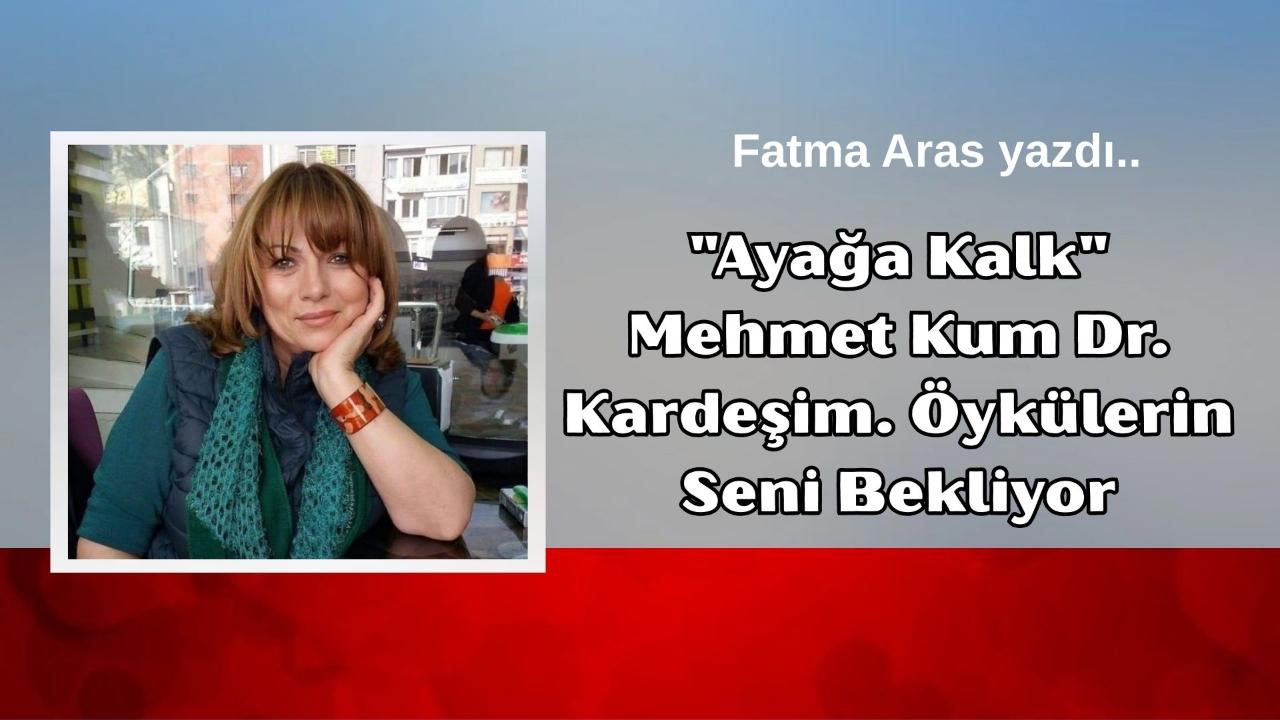 "Ayağa Kalk" Mehmet Kum Dr. Kardeşim. Öykülerin Seni Bekliyor