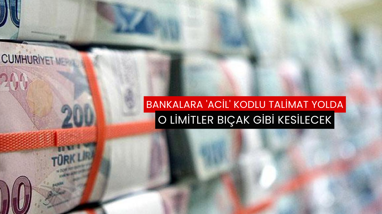 Bankalara acil kodlu talimat yolda
