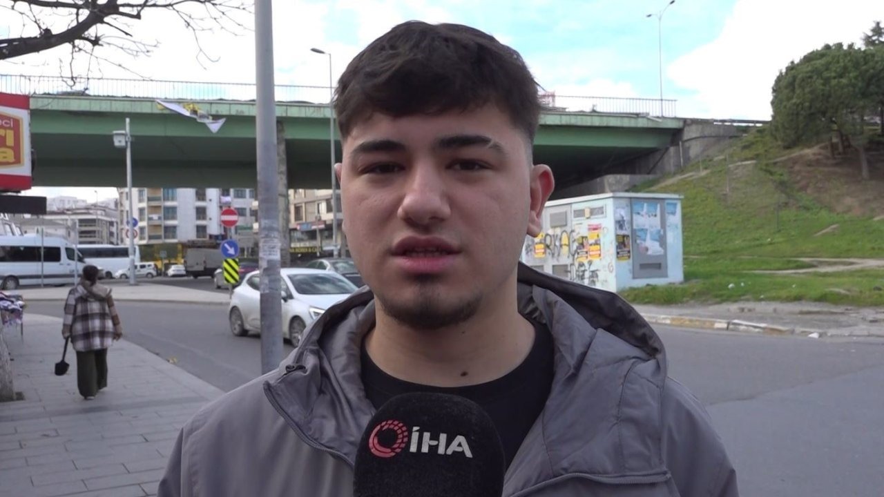 Ehliyet sınavından 7’inci kez kalan genç ortalığı birbirine kattı; o anlar kamerada