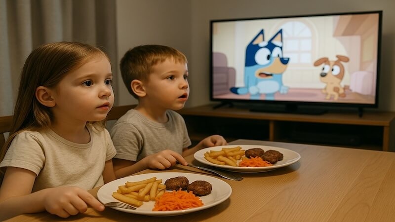 Ekran Karşısında Yemek Yemek Çocuklarda Obezite ve Yeme Bozukluğu Riskini Artırıyor