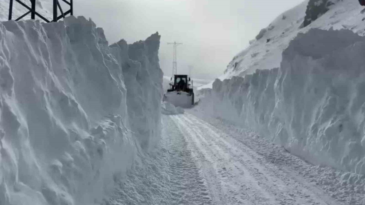 Eleşkirt’te Kar Esareti: Hayrangöl Köyü Yolu Çığ Temizliğiyle Açıldı