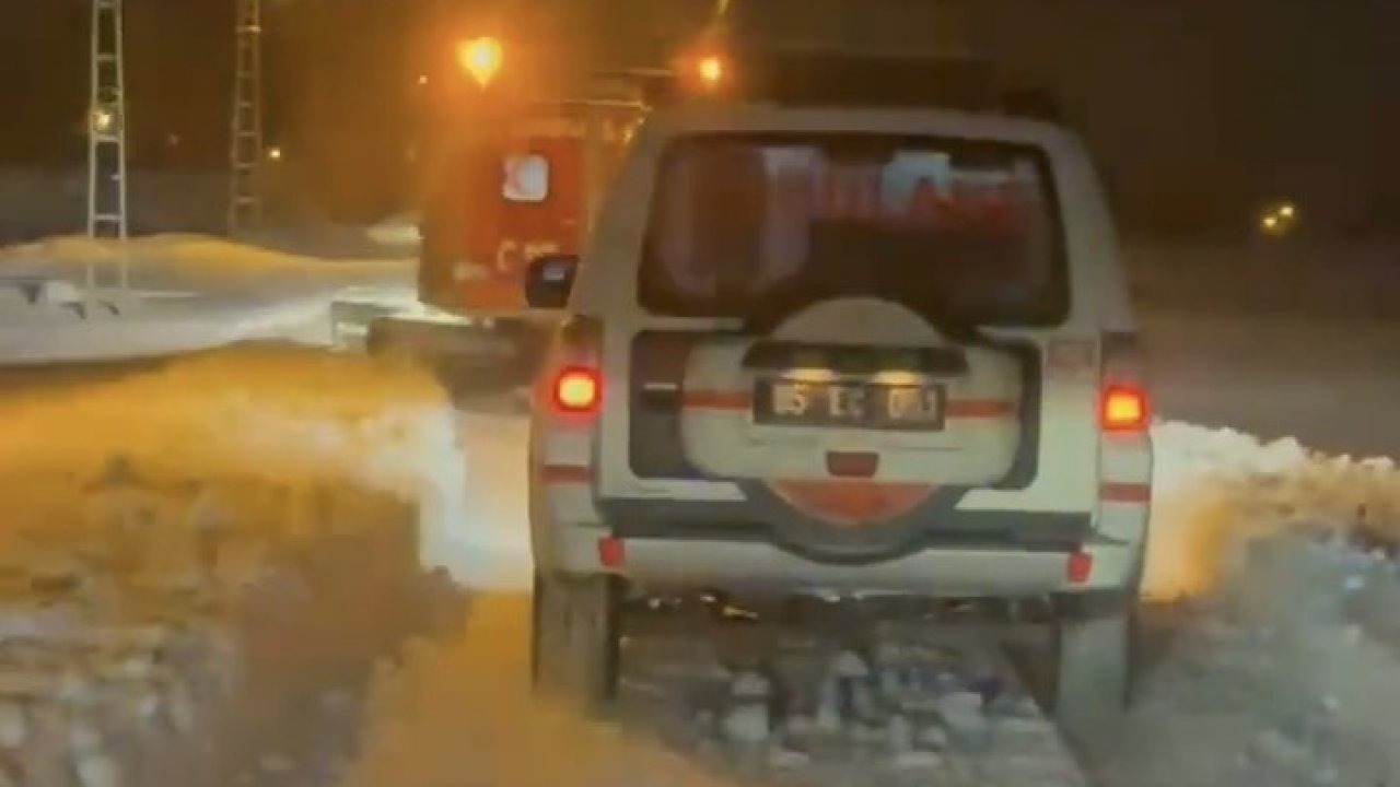 Erciş’te Kar Esareti: UMKE ve Snowtrack Ambulansla Üç Hayat Kurtarıldı