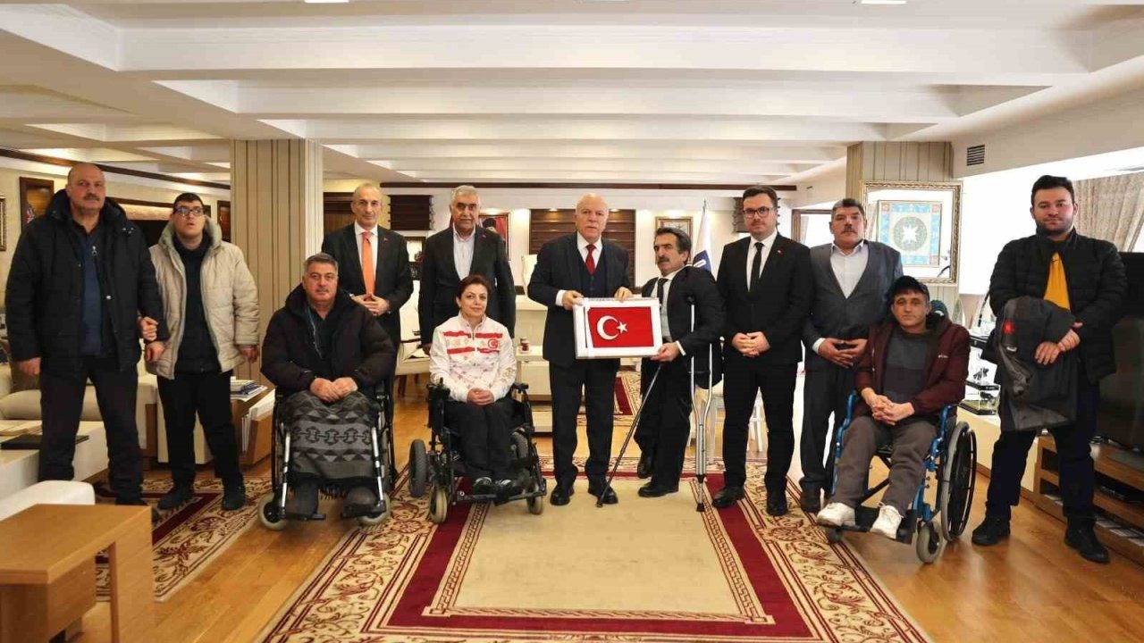 Erzurum’da Engelsiz Vizyon: Engelliler Meclisi’nden Başkan Sekmen’e Ziyaret