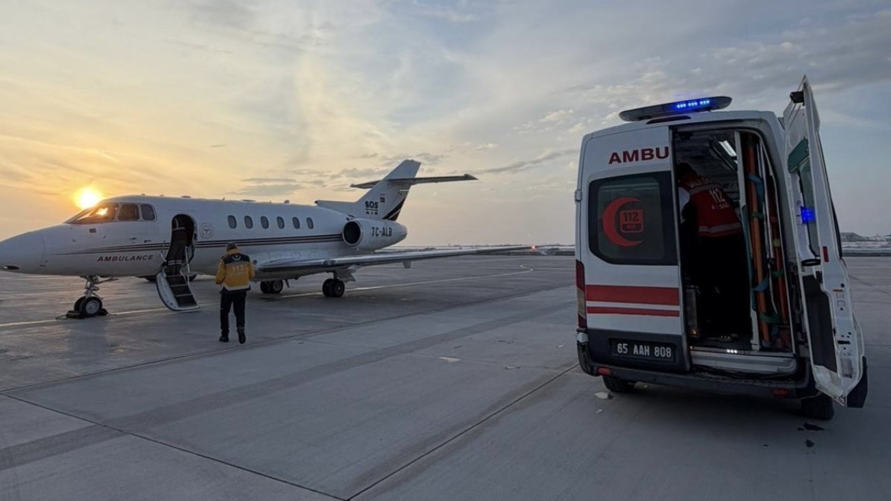 Gökyüzünde şifa mesaisi: İki bebek uçak ambulansla sağlığına uçtu