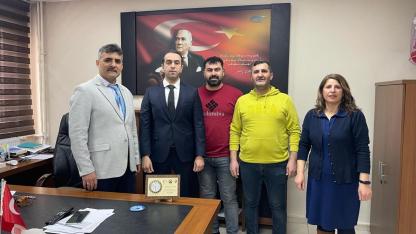 Iğdır SGK İl Müdür Yardımcısı Aykut Sam’a Anlamlı Ziyaret