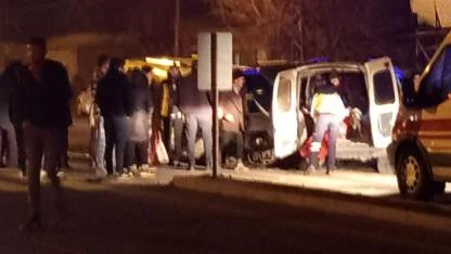 Iğdır’da Gece Dehşeti! Kafa Kafaya Çarpıştılar: O Anlar Kamerada