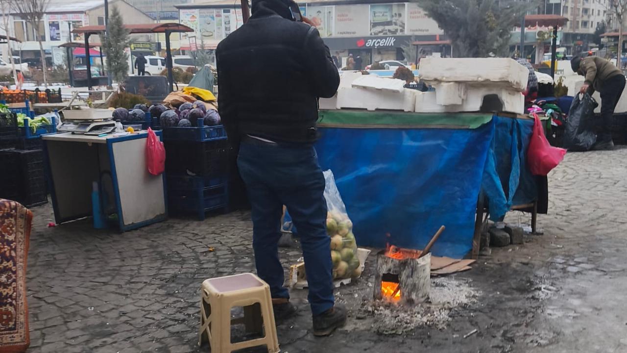 Iğdır’da Pazarcı Esnafının Soğukla Zorlu İmtihanı