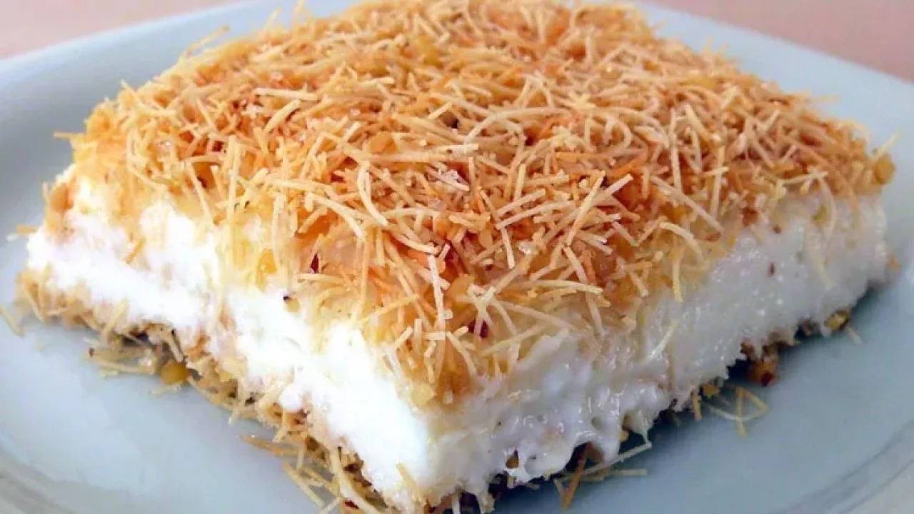 Kadayıflı Muhallebi Tarifi