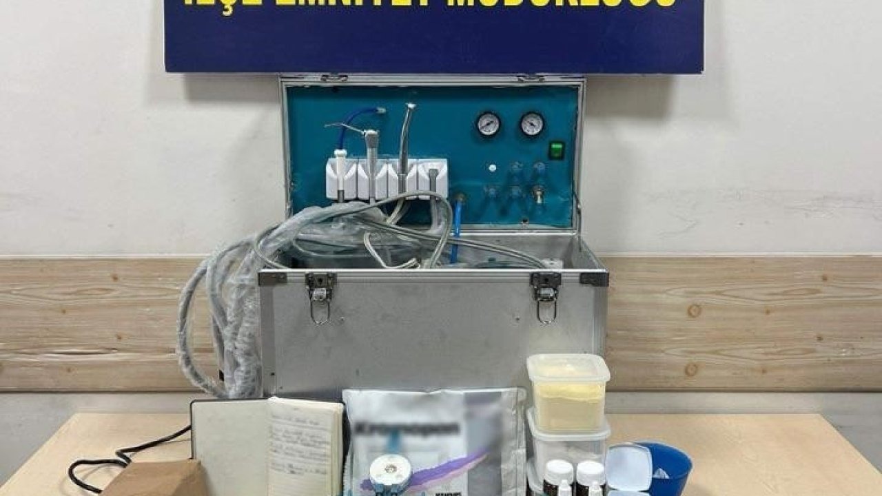 Muş’ta Sahte Dişçi Operasyonu: Evini Kliniğe Çevirmiş