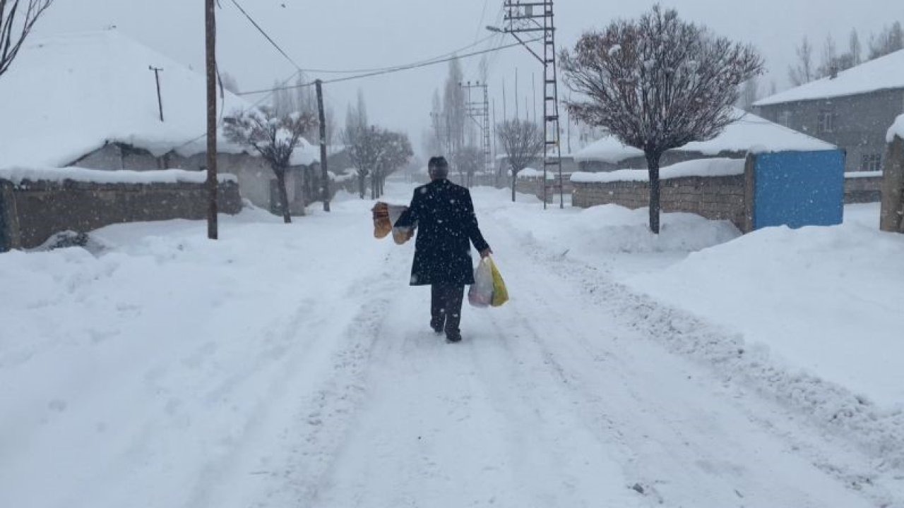 Patnos’ta Kar Yağışı Etkisini Artırdı: Ekipler Teyakkuzda