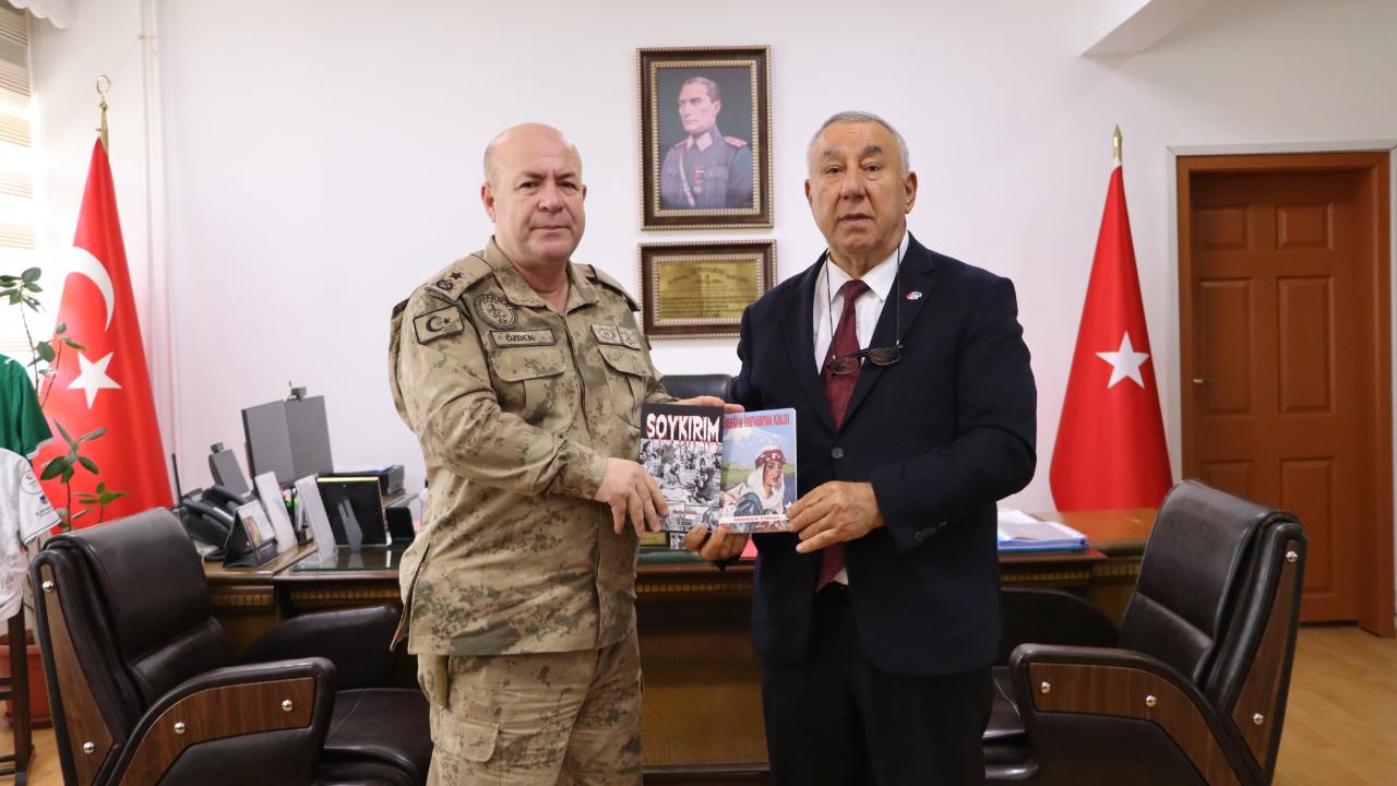 TADEF ‘ten İl Jandarma Alay Komutanı Tuğgeneral Özden"e Ziyaret