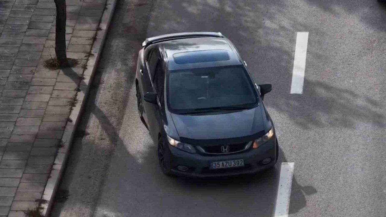 Trafik denetiminden kaçmak isteyen sürücü dronla tespit edildi: Para cezası uygulandı