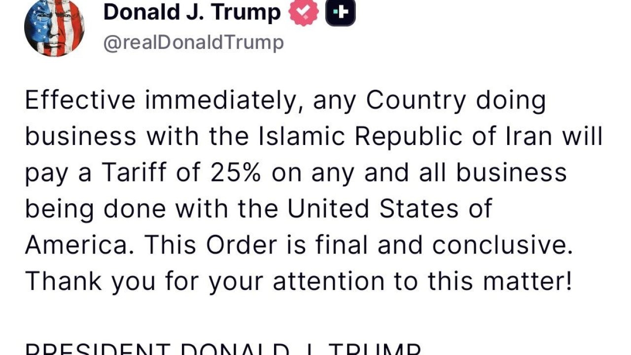 Trump’tan İran ile iş yapan ülkelere yaptırım kararı: "Yüzde 25 gümrük vergisi uygulanacak"