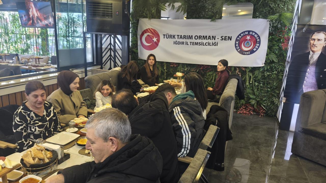 Türk Tarım Orman-Sen Iğdır'da Bayrak Değişimi: Erhan Eroğlu Görevi Devraldı