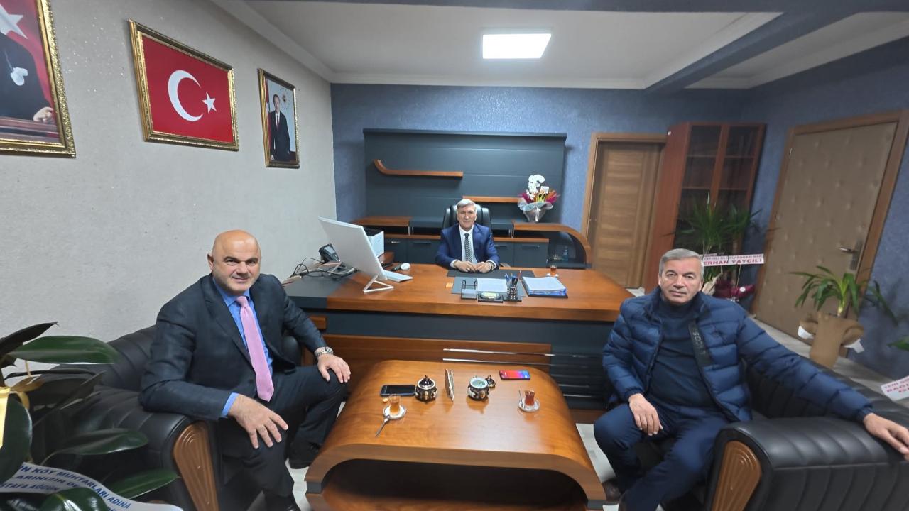 Tuzluca ve Hoşhaber Belediye Başkanlarından Ferhat Akkuş’a Ziyaret