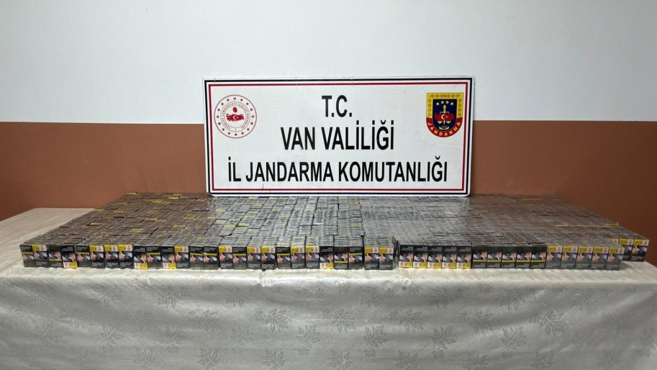 Van’da bin 510 adet kaçak sigara ele geçirildi