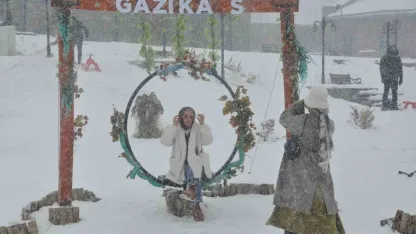 Kars’ta Kar Güzelliği: Tarihi Şehir Beyaza Büründü