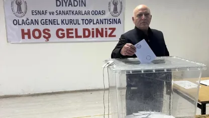 Diyadin Esnaf ve Sanatkarlar Odası’nda M. Nuri Özden Güven Tazeledi