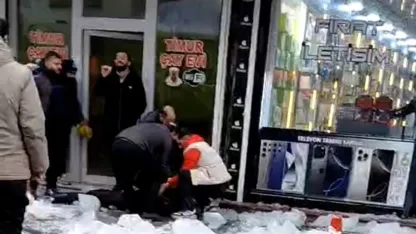 Ağrı’da Çatıdan Düşen Kar ve Buz Kütlesi Can Yaktı: 1 Yaralı