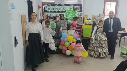 Muradiye’de Atıklar Sanata Dönüştü: Çocuklardan Sürdürülebilir Onarım Atölyesi