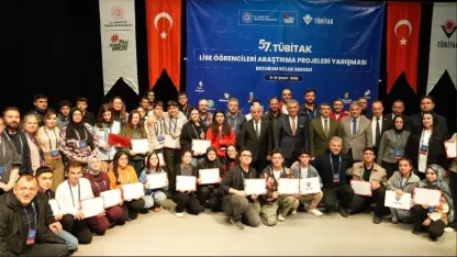 Erzurum TÜBİTAK Bölge Finaline Damga Vurdu: 14 Dereceyle Bölge Birincisi