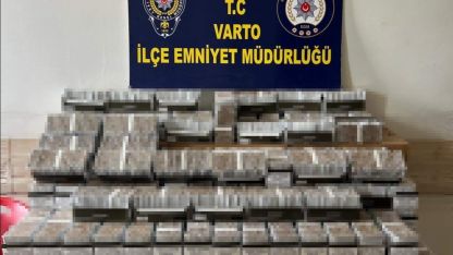 Muş’ta Kaçakçılık Operasyonu: Binlerce Paket Sigara ve Makaron Ele Geçirildi
