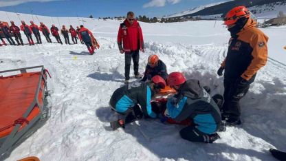Sarıkamış’ta Nefes Kesen Çığ Tatbikatı: Ekipler Zamanla Yarıştı