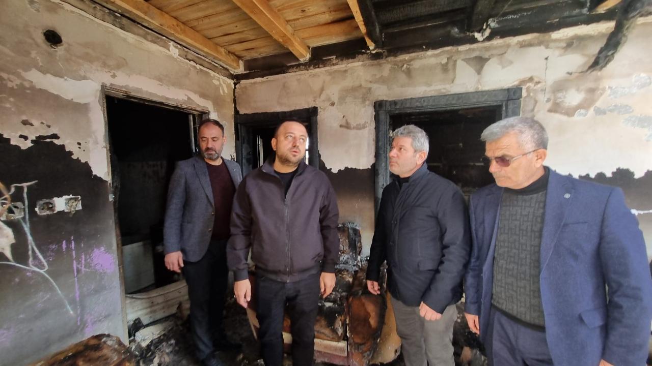 Adalet ve Kalkınma Partisi Iğdır Teşkilatından Yangınzede Aileye Destek Ziyareti