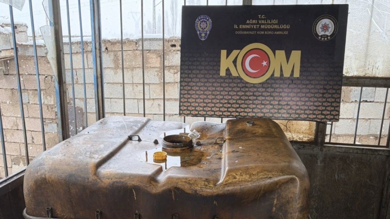 Ağrı'da Kaçakçılık Operasyonu: Binlerce Litre Akaryakıt ve Tarihi Eser Ele Geçirildi