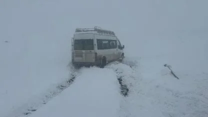 Alibeyköy - Iğdır Hattında Korku Dolu Anlar! Mahsur Kalan Yolcuların İmdadına Özel İdare Yetişti