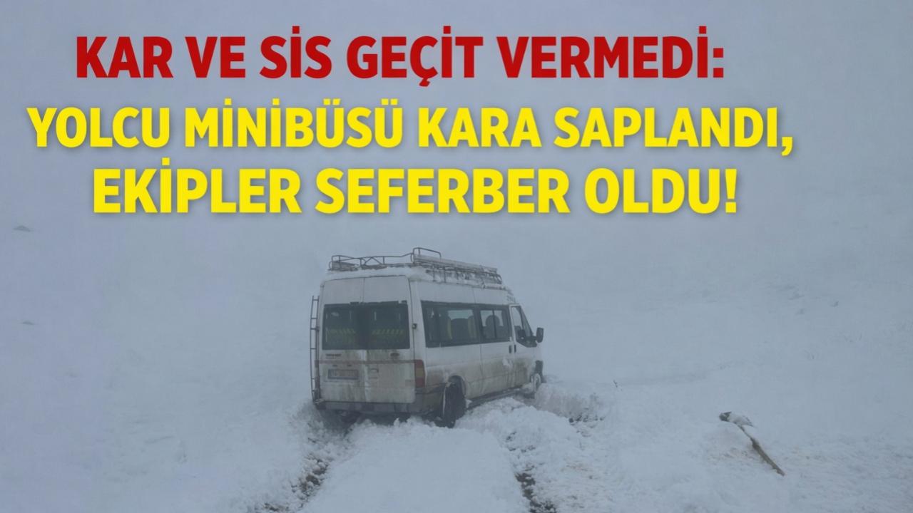 Alibeyköy - Iğdır Hattında Korku Dolu Anlar! Mahsur Kalan Yolcuların İmdadına Özel İdare Yetişti