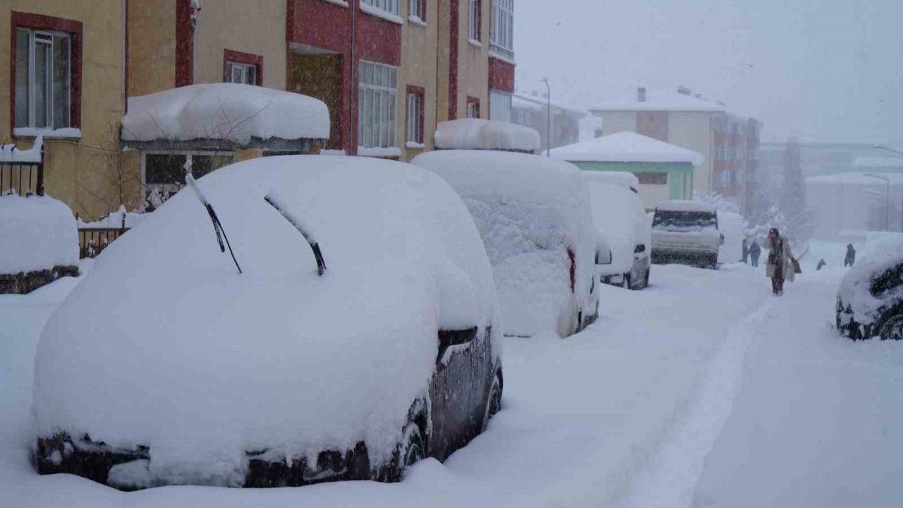 Erzurum’da Kar Esareti: 50 Santimetreyi Aşan Kar Hayatı Durdurdu