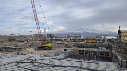 Iğdır 400 Yataklı Devlet Hastanesi’nin İnşaatı Tüm Hızıyla Devam Ediyor