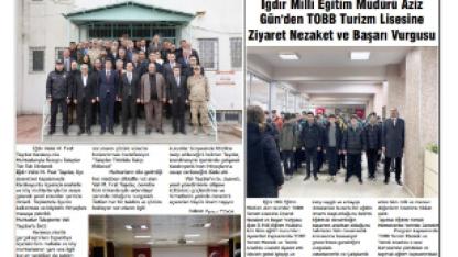 Iğdır Gazeteleri Iğdır Yaşar Gazetesi 10.02.2026
