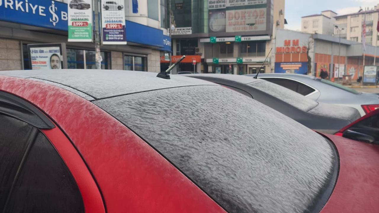 Iğdır’da Bahar Havası Gündüzü, Kırağı Sabahı Vurdu!