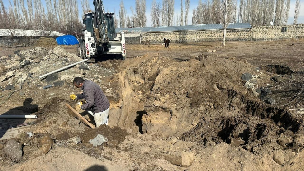 Iğdır'da Donan Su Borularına Anında Müdahale: İl Özel İdaresi Sahada!
