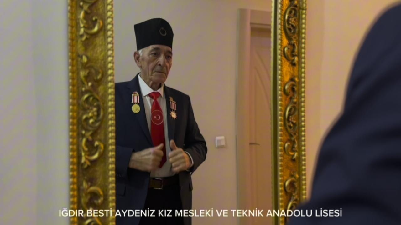 Iğdır'da Milli Gurur! Kıbrıs Gazisi ve Gençler "Emanet" Filminde Bir Araya Geldi