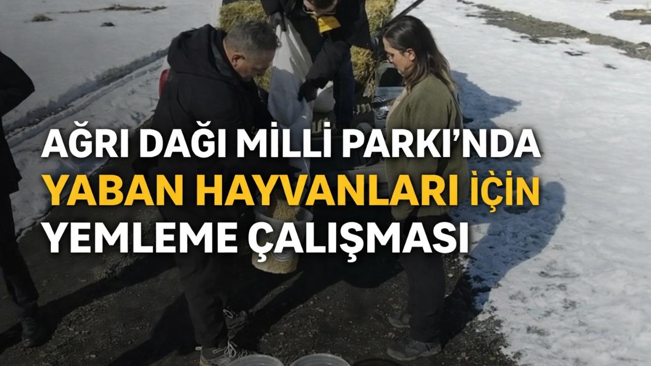 Iğdır'da Yaban Hayatına Yem Desteği: DKMP ve Avcılar Derneği El Ele