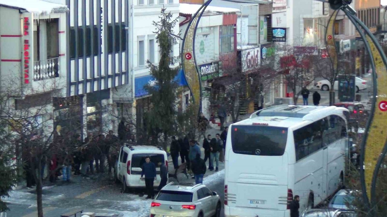 Kars'ta Kontrolden Çıkan Araç Ağaca Çarptı: 1 Yaralı