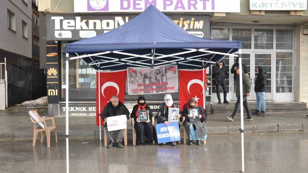 Muş'ta Evlat Nöbetinde 235. Hafta: Annelerden Çocuklarına Teslim Ol Çağrısı