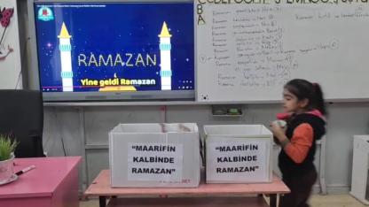 Iğdır’da Minik Ellerden Dev Dayanışma: 2/A Sınıfından Ramazan Jesti