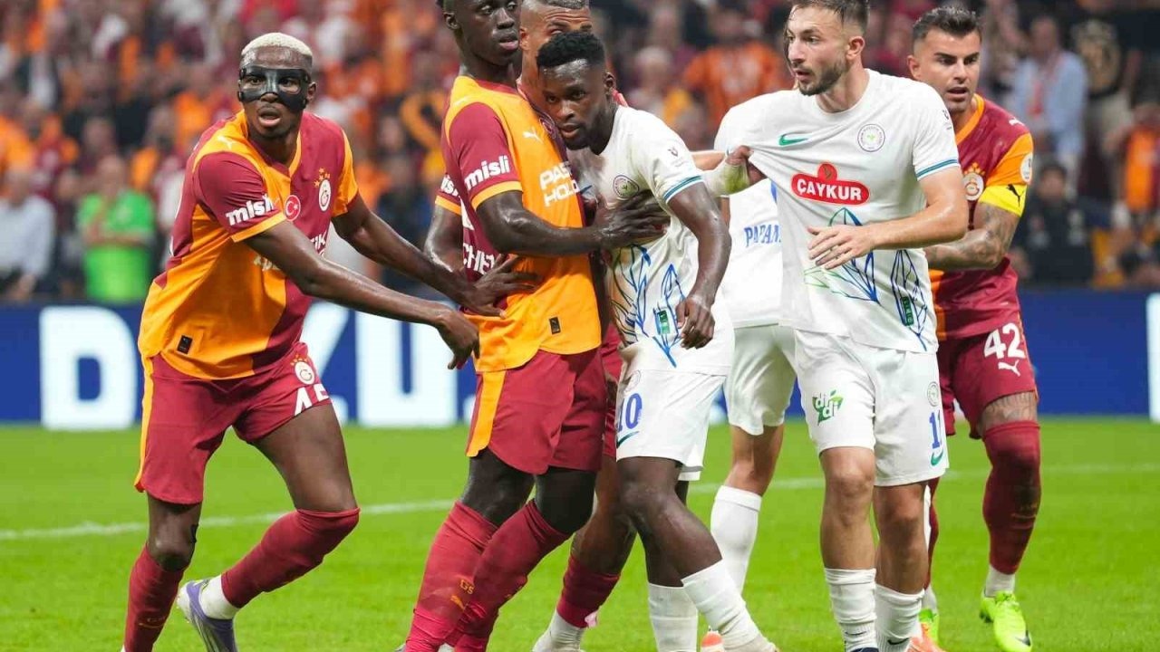 Süper Lig'de Lider Galatasaray Rize Deplasmanında: 48. Randevu