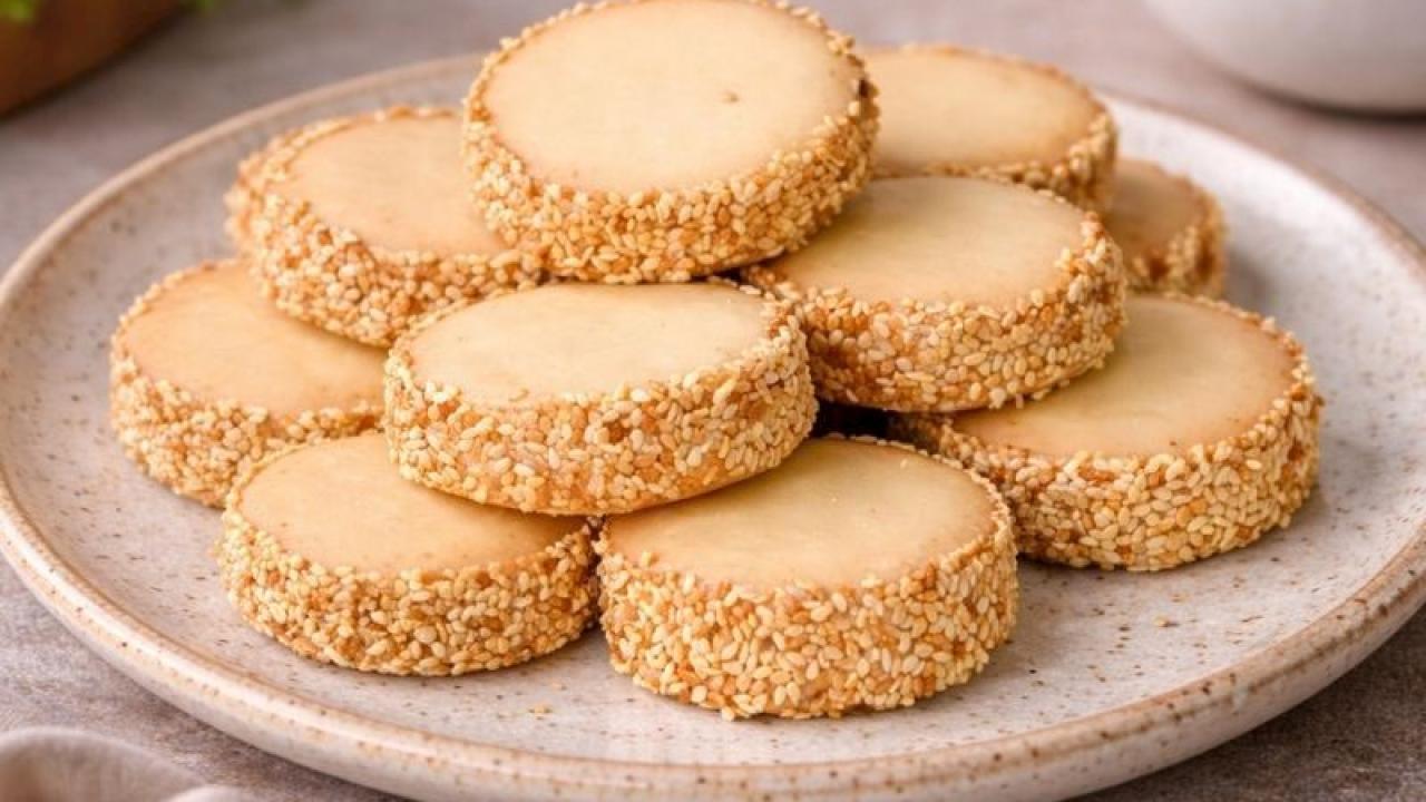 Susamlı Tahinli Kurabiye Tarifi